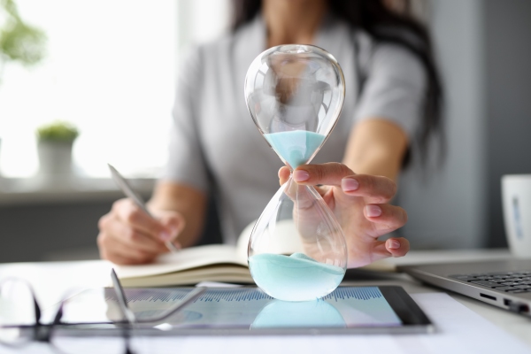 time management hourglass